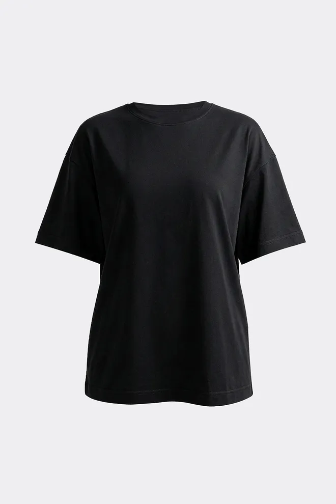 Футболка оверсайз T-SHIRT BASIC 4825/010 Giulia (black), черный
