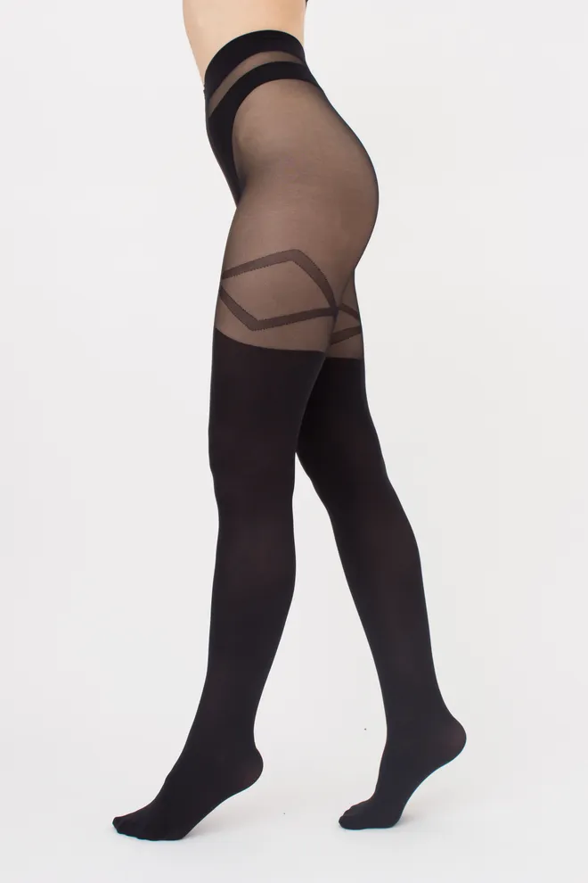 Жіночі колготки TREND-UP 60 DEN (4) Giulia (nero), чорний