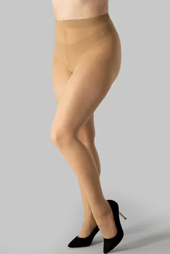 Класичні колготки з підтримуючими шортиками Positive Look 40 den Giulia (caramel), бежевий