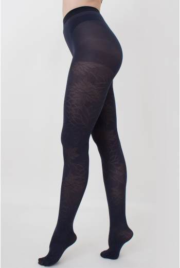 Колготки с рисунком Stem 60 den model 1 Giulia (blueberry), синий Колготки с рисунком Stem 60 den model 1 Giulia (blueberry), синий