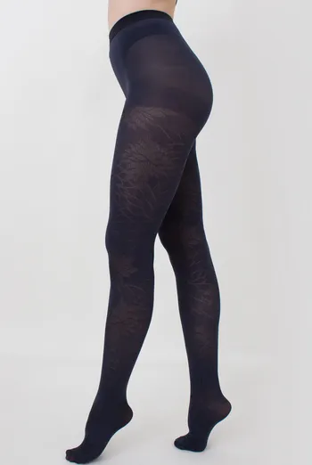 Колготки з малюнком Stem 60 den model 1 Giulia (blueberry), синій Колготки з малюнком Stem 60 den model 1 Giulia (blueberry), синій