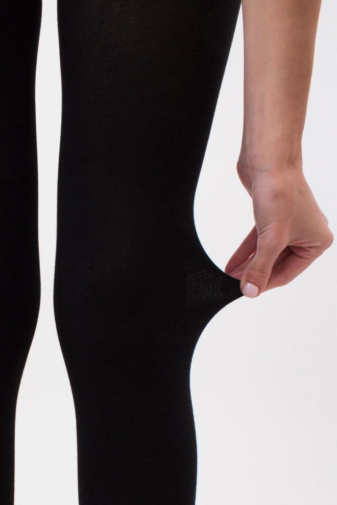 Теплі бавовняні колготки Delicate cotton 150 den Giulia (nero)
