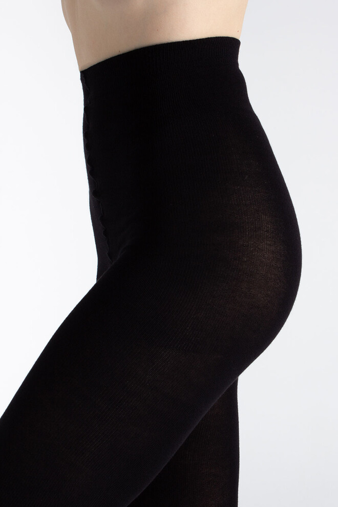 Хлопковые колготки ELITE COTTON 350 Giulia (nero), черный