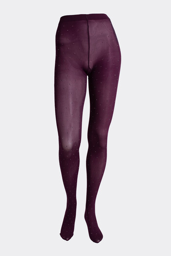 Колготки с люрексом EVELYN 60 (2) Giulia (port wine), бордовый
