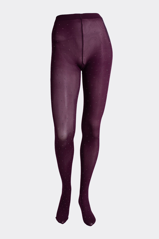 Колготки с люрексом EVELYN 60 (2) Giulia (port wine), бордовый