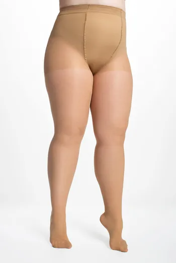 Класичні колготки великих розмірів MOLLY 40 Giulia (daino), бежевий