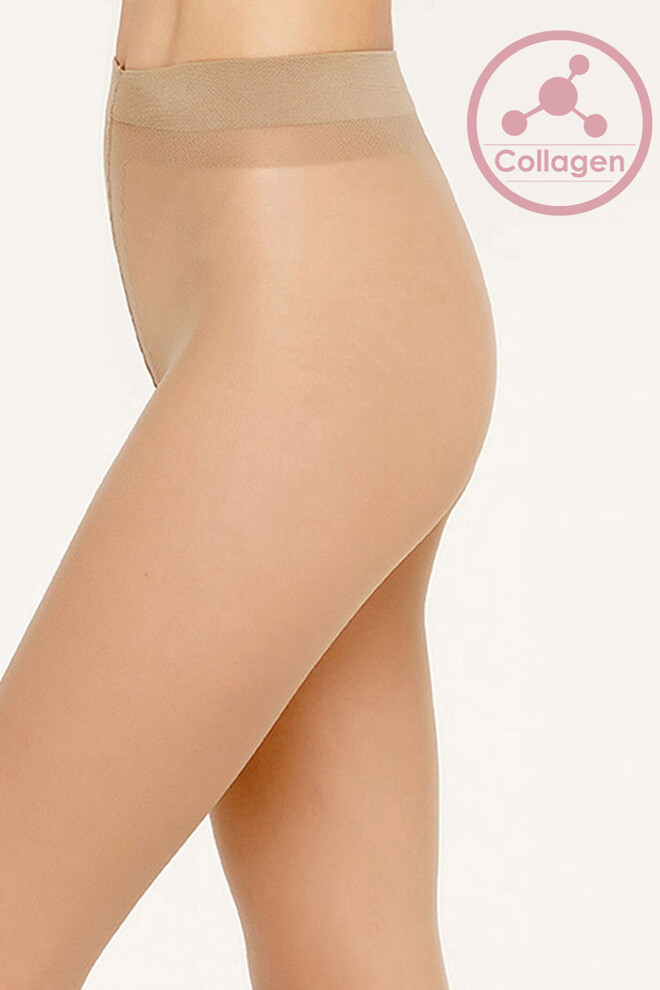 Колготки з колагеном INFINITY COLLAGEN 40 Giulia (daino), бежевий