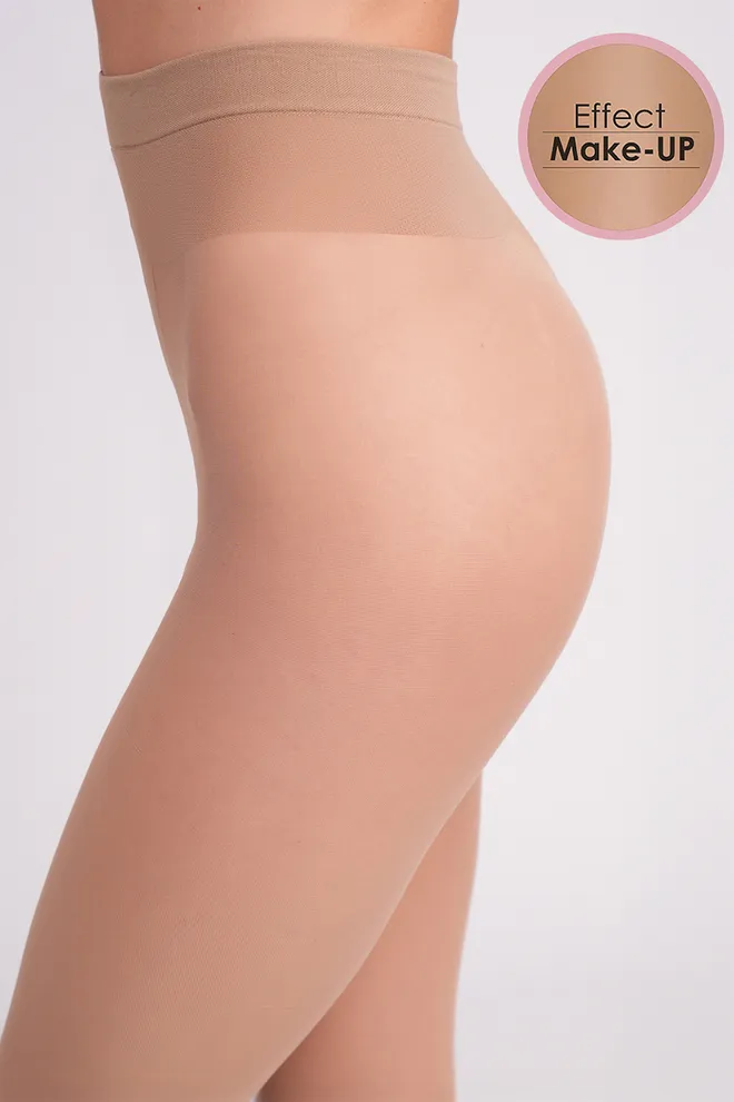 Колготки з ефектом Make-UP SOFT MATT 40 Giulia (daino), бежевий