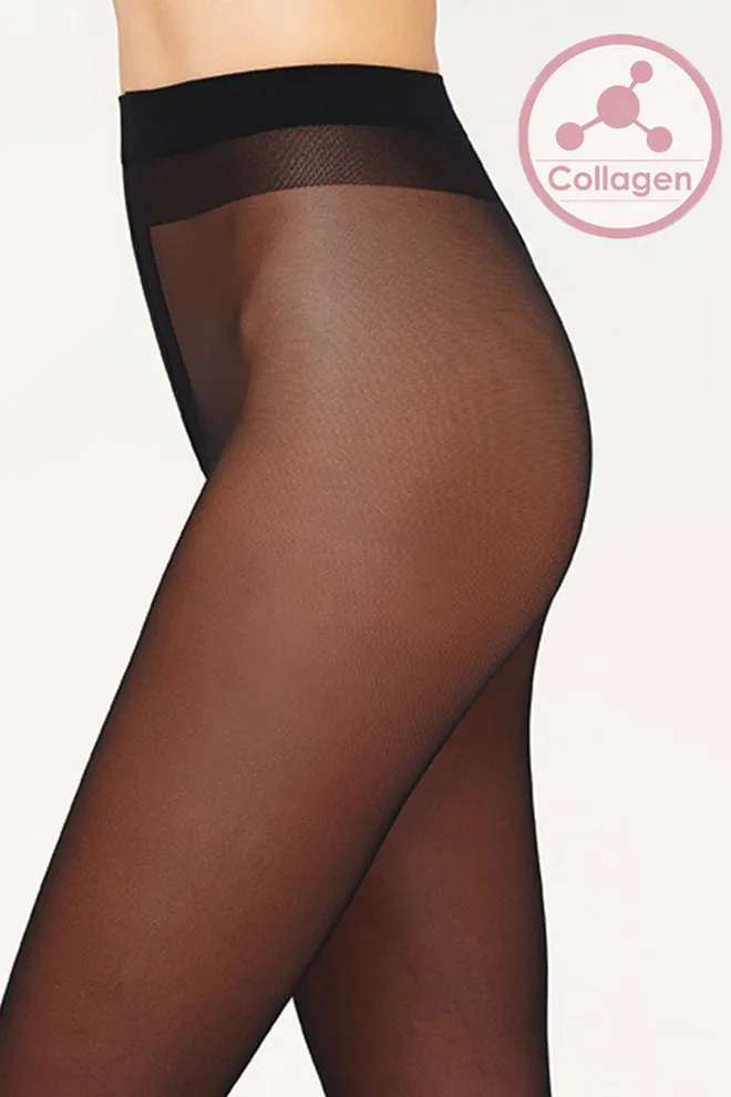 Колготки с коллагеном INFINITY COLLAGEN 40 Giulia (nero), черный