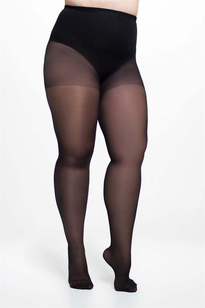 Класичні колготки з підтримуючими шортиками POSITIVE LOOK 40 Giulia (nero), чорний