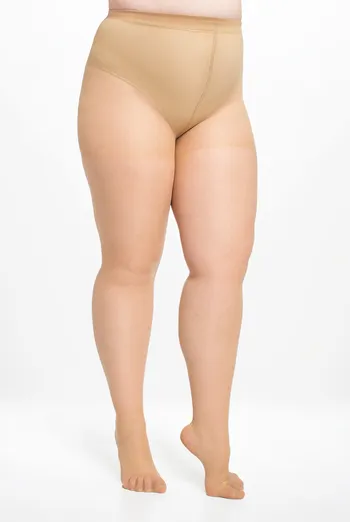Класичні колготки з підтримуючими шортиками POSITIVE STYLE 20 Giulia (daino), бежевий