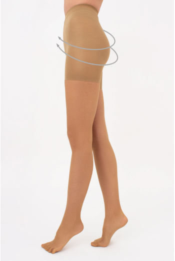 Жіночі класичні коригуючі колготки Slim 20 den Giulia (visone), бежевий Жіночі класичні коригуючі колготки Slim 20 den Giulia (visone), бежевий