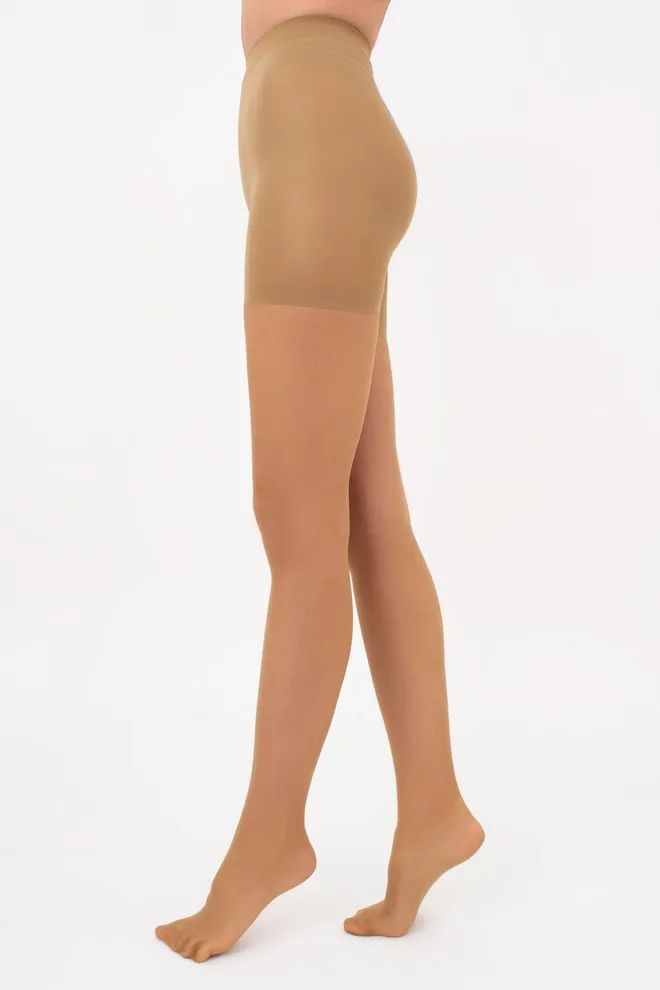 Жіночі класичні коригуючі колготки Slim 20 den Giulia (visone), бежевий