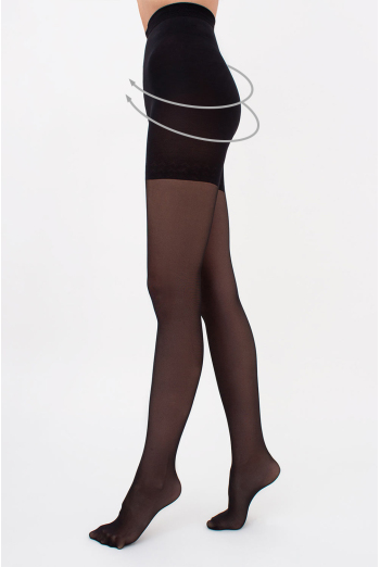 Класичні коригуючі колготки Slim 40 den Giulia (nero), чорний Класичні коригуючі колготки Slim 40 den Giulia (nero), чорний