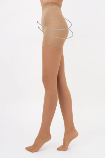 Класичні коригуючі колготки Slim 40 den Giulia (daino), бежевий Класичні коригуючі колготки Slim 40 den Giulia (daino), бежевий