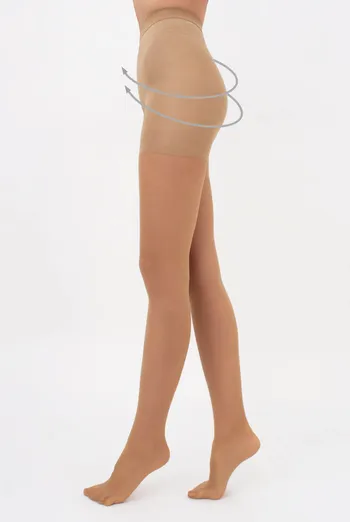 Классические корректирующие колготки Slim 40 den Giulia (daino), бежевый