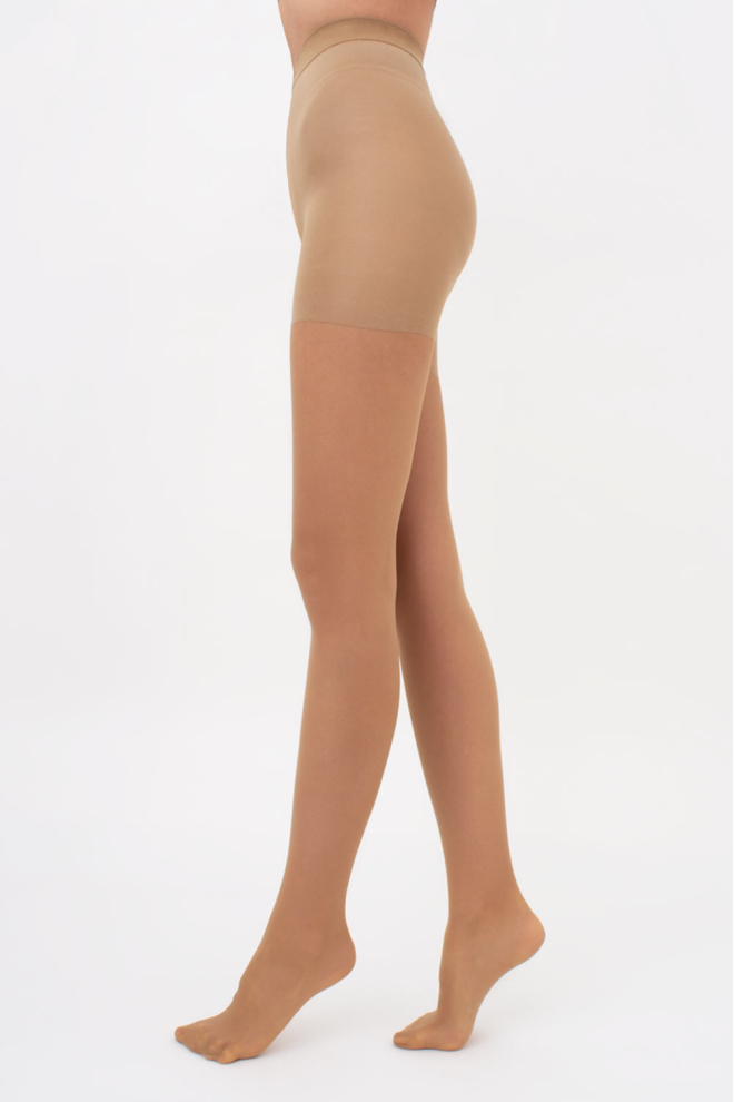 Класичні коригуючі колготки Slim 40 den Giulia (daino), бежевий