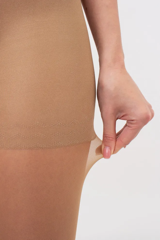 Класичні коригуючі колготки Slim 40 den Giulia (daino), бежевий