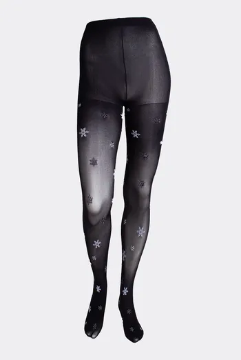 Фантазийные колготки SNOWFLAKE Giulia (nero), черный Фантазийные колготки SNOWFLAKE Giulia (nero), черный