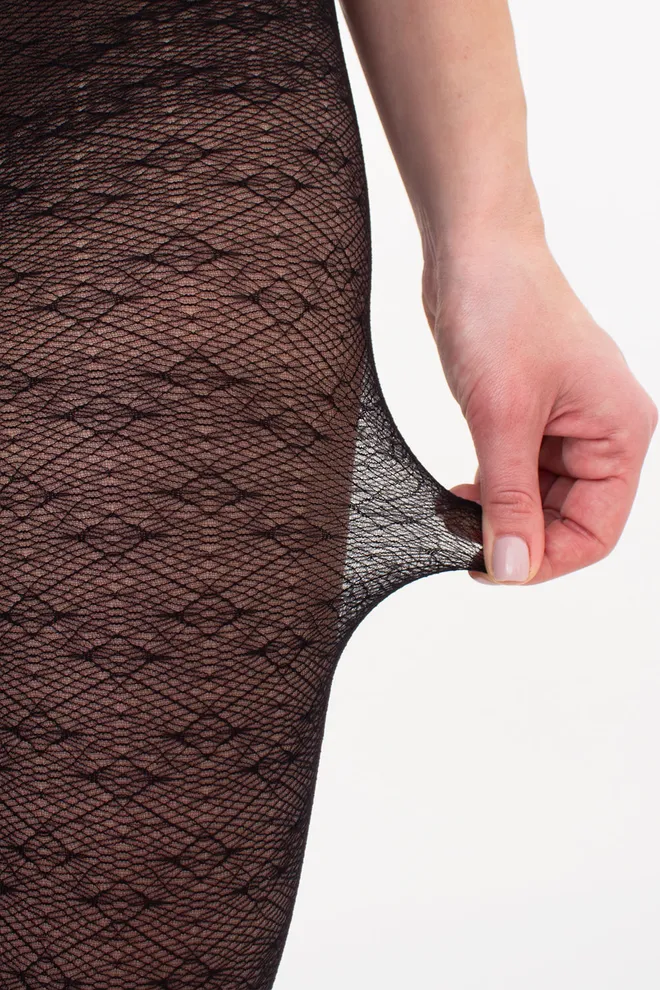 Колготки з ажурним малюнком TISSUE 20 (2) Giulia (nero), чорний