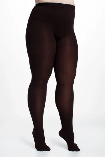 Жіночі колготки великих розмірів POSITIVE MICRO 70 Giulia (caffe), коричневий