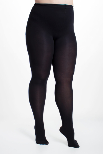 Жіночі колготки великих розмірів POSITIVE MICRO 70 Giulia (nero), чорний