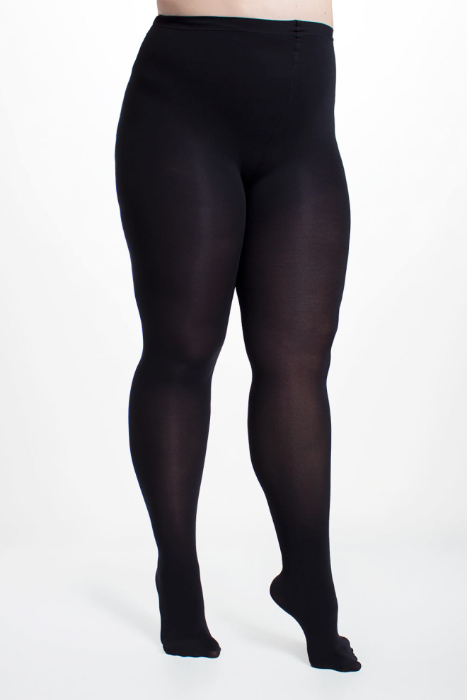 Жіночі колготки великих розмірів POSITIVE MICRO 70 Giulia (nero), чорний