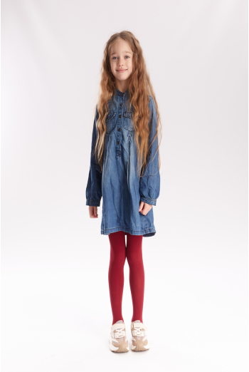 Детские однотонные колготки из микрофибры Betty 80 den Giulia (granato) Детские однотонные колготки из микрофибры Betty 80 den Giulia (granato)