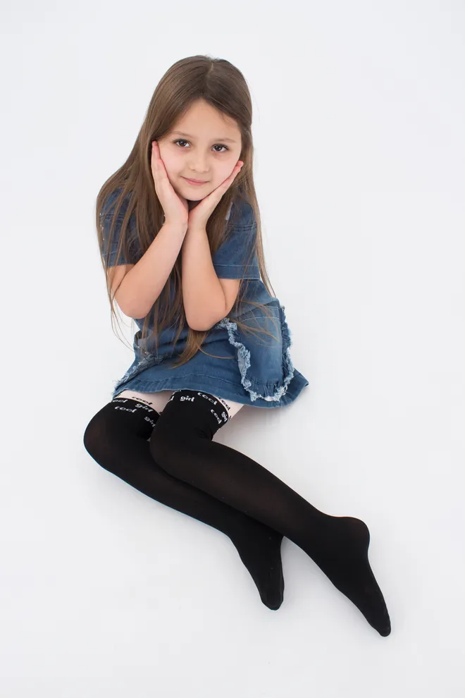 Дитячі колготки з імітацією ботфорт Janis 80 den model 2 Giulia (panna)