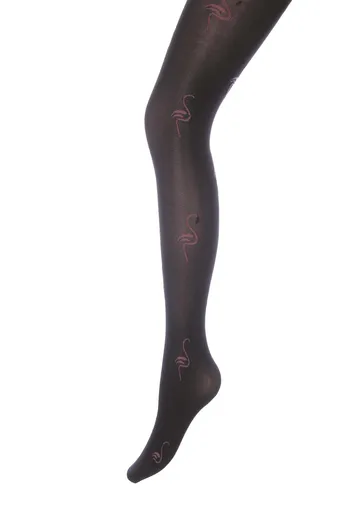 Детские колготки с фламинго Fiona 80 model 1 Giulia (nero)