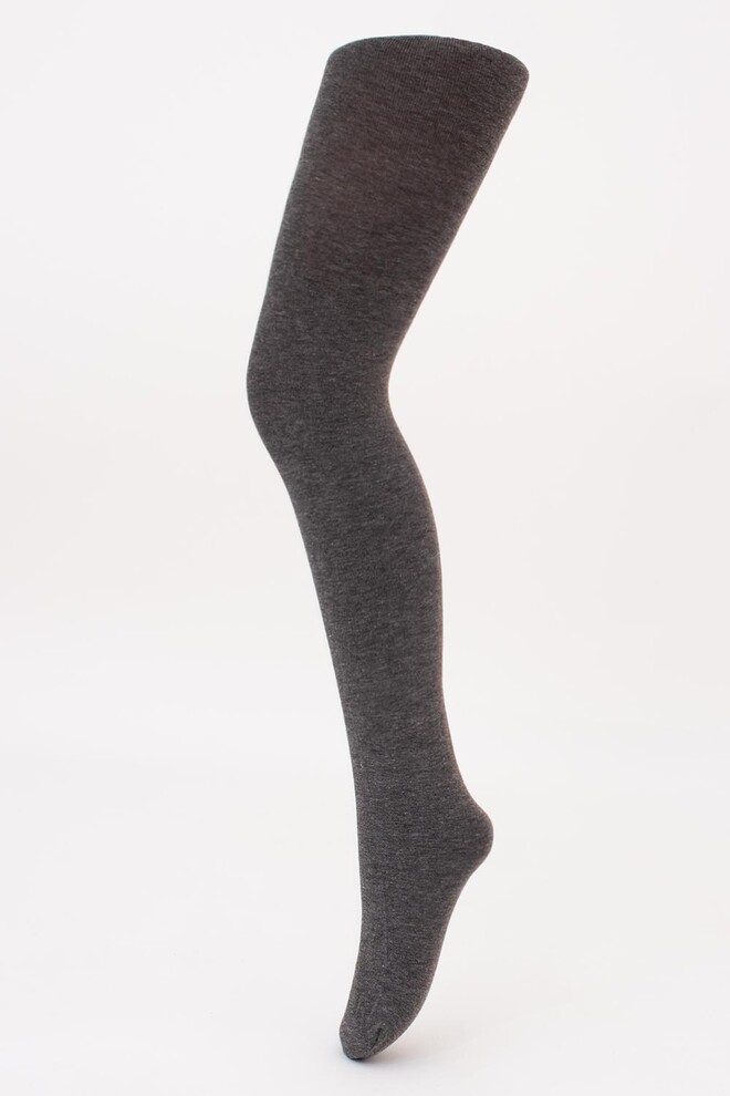 Дитячі бавовняні колготки ENJOY COTTON 180 Giulia (deep grey melange), сірий