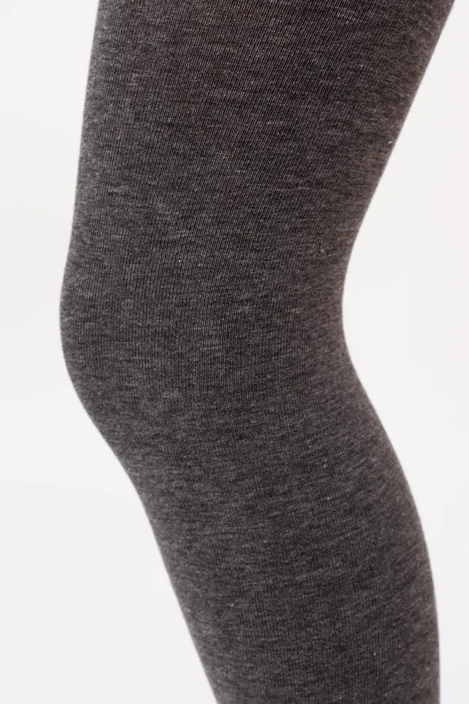 Дитячі бавовняні колготки ENJOY COTTON 180 Giulia (deep grey melange), сірий