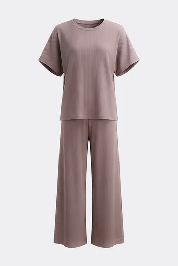Комплект в рубчик LIGHT ESSENTIAL 5126/320 Giulia (dusty brown), коричневый
