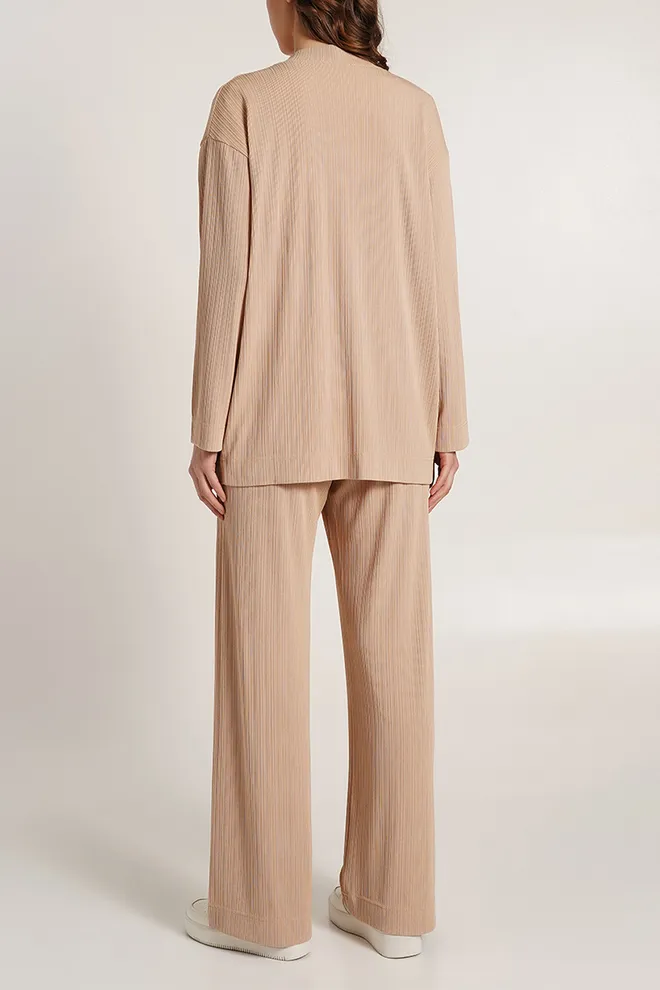 Комплект из трех вещей в рубчик RIPPLEWEAR 10101/260 Giulia (light beige), бежевый