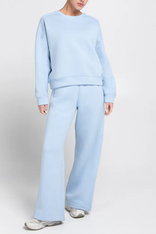 Женский комплект свитшот и штаны SPORT STYLE 5817/170 Giulia (whispy blue), синий