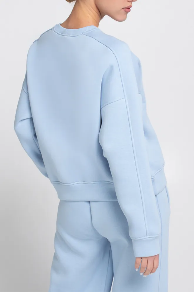 Женский комплект свитшот и штаны SPORT STYLE 5817/170 Giulia (whispy blue), синий