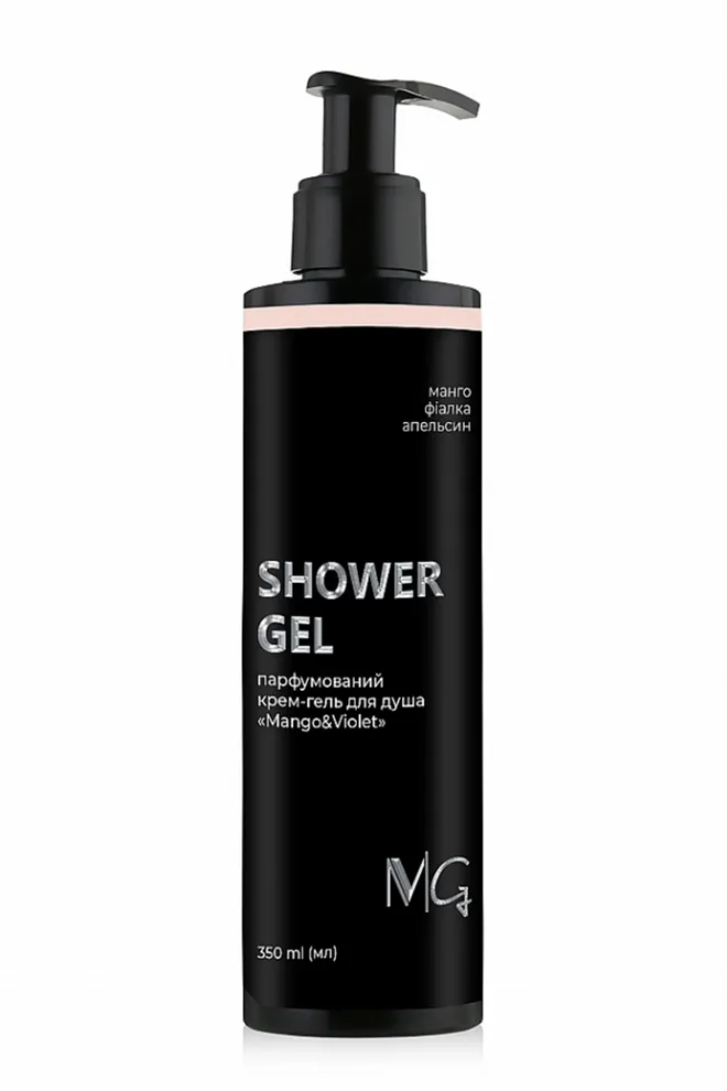 Крем-гель парфюмированный для душа "Mango & Violet" MG, 350 мл