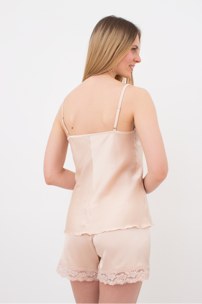Піжама жіноча з шортами HELENA 6007/051 Giulia (naturale), бежевий