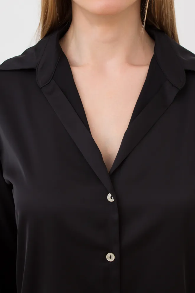 Шовкова піжама HELENA 5508/050 Giulia (black), чорний