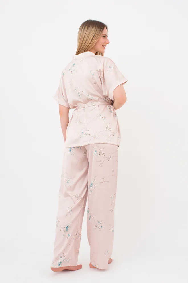 Женский комплект жакет и штаны SAKURA 5603/050 Giulia (beige), бежевый