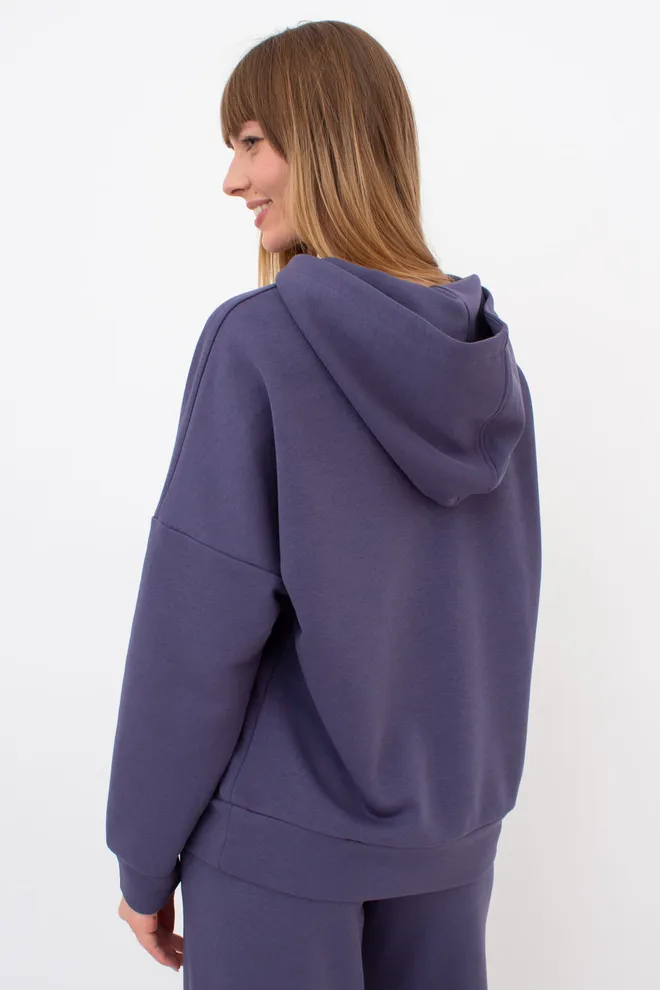 Бавовняне жіноче худі STREET STYLE 4424/160 Giulia (jeans), синій