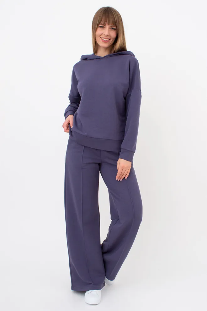 Бавовняне жіноче худі STREET STYLE 4424/160 Giulia (jeans), синій