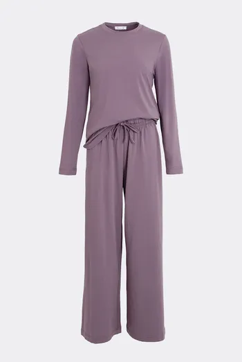 Хлопковый комплект EASY 5347/010 Giulia (muted mauve), фиолетовый