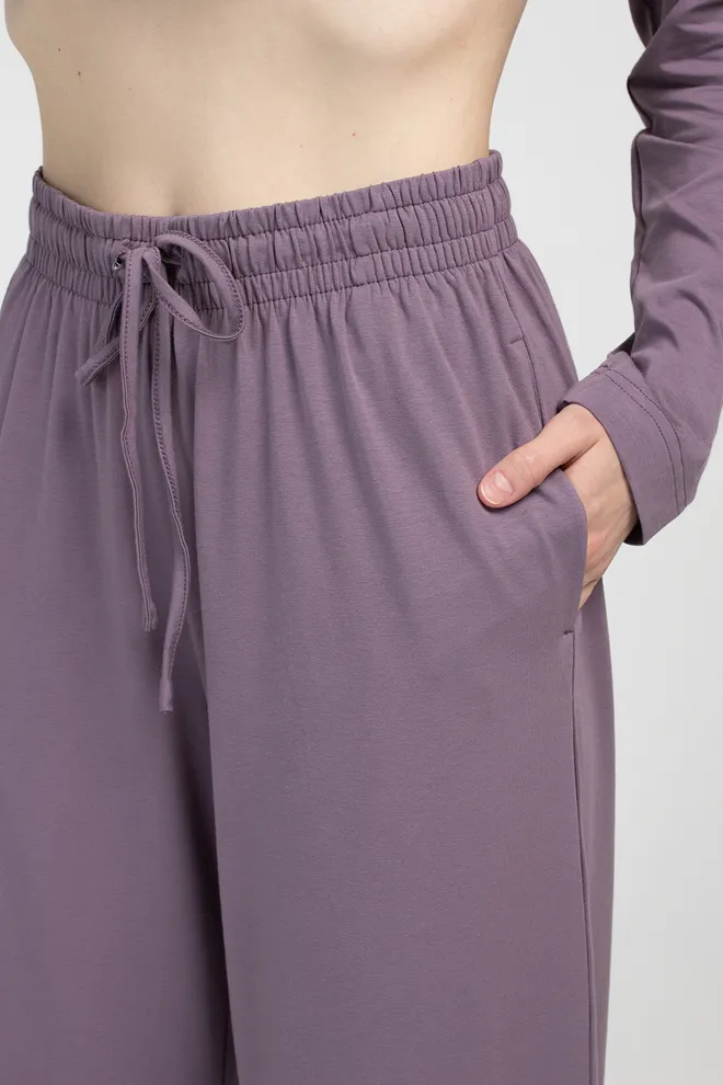 Хлопковый комплект EASY 5347/010 Giulia (muted mauve), фиолетовый