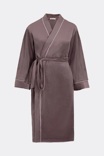 Xалат под пояс SOFT WINTER 7320/080 Giulia (mokko), коричневый Xалат под пояс SOFT WINTER 7320/080 Giulia (mokko), коричневый