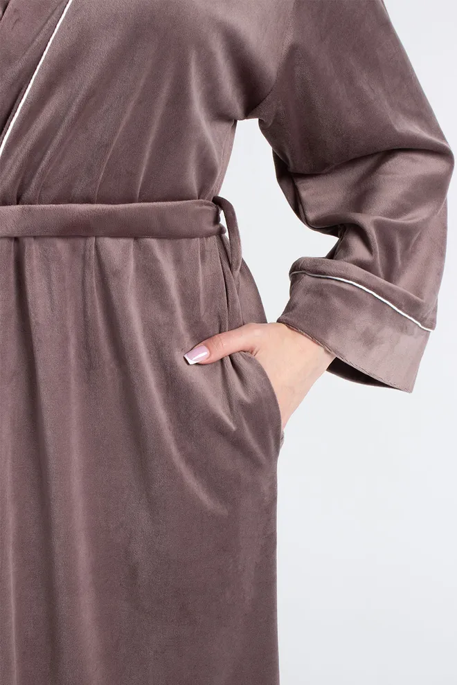 Xалат под пояс SOFT WINTER 7320/080 Giulia (mokko), коричневый