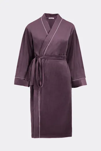 Xалат под пояс SOFT WINTER 7320/080 Giulia (dark lavender), фиолетовый