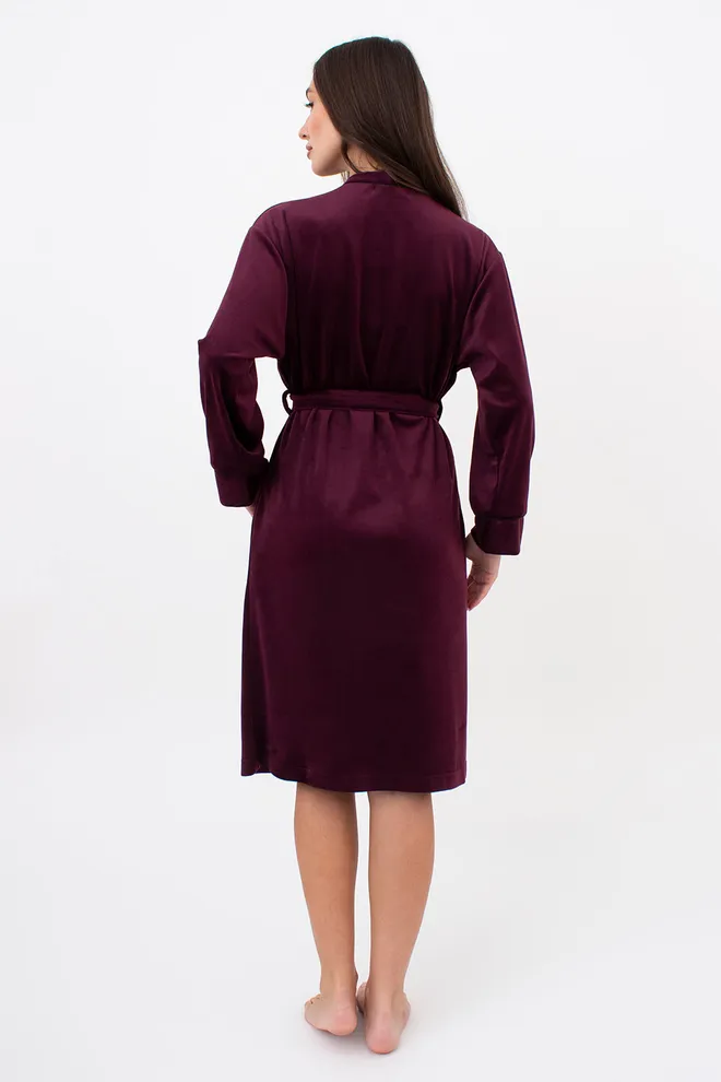 Халат теплий жіночий SOFT WINTER 7331/080 Giulia (winery), бордовий