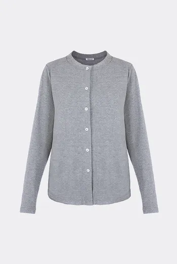 Трикотажная кофта на пуговицах SWAGGIT 4505/280 Giulia (grey), серый Трикотажная кофта на пуговицах SWAGGIT 4505/280 Giulia (grey), серый