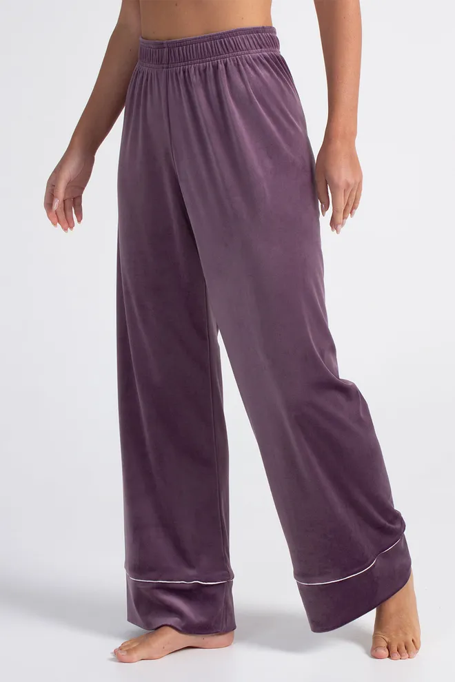 Комплект на запах из велюра SOFT WINTER 5606/080 Giulia (lavender purple), фиолетовый